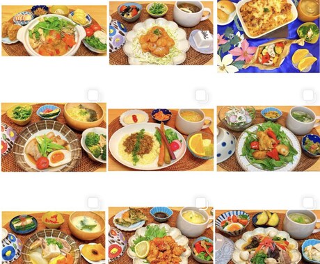 対面不要　献立＆買い物リスト作成、レシピ提案します 日頃の食事作りの負担を解消します！ イメージ1