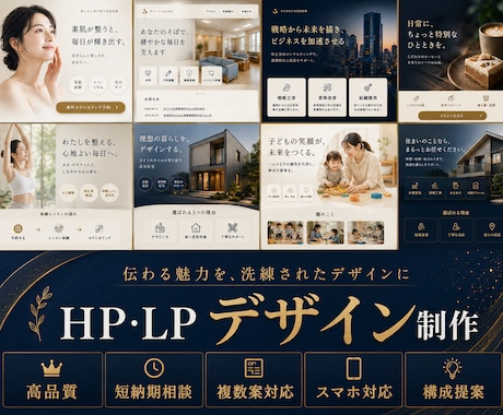 ブランド感のあるLPを制作します 世界観と商品導線を整える上品なWebデザイン イメージ1