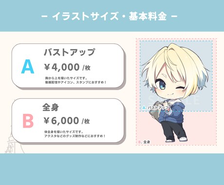 シンプルかわいいミニキャラ制作します マットで柔らかい雰囲気でグッズ制作にもオススメ！ イメージ2