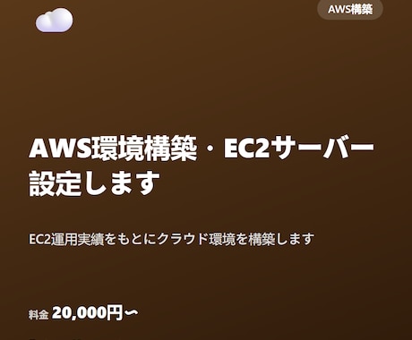AWS環境構築・EC2サーバー設定します EC2運用実績をもとにクラウド環境を構築します イメージ1