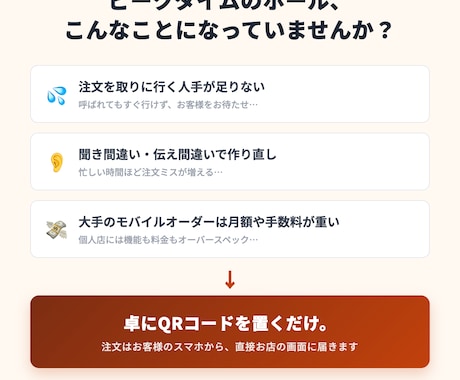 飲食店向けQRコード注文アプリを制作します お客様のスマホがそのまま注文端末になる専用アプリ イメージ2