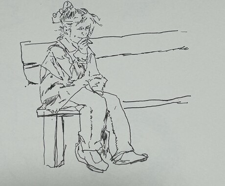 お客様にデザインをお聞きしお描きします 本作品はペン画のみ（モノクロ作品）で制作しております。 イメージ2