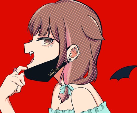 アイコンでも歌みた用でもなんでもイラストを描きます アイコンでも！個人観賞用でも！歌みた動画用イラストでも！ イメージ2