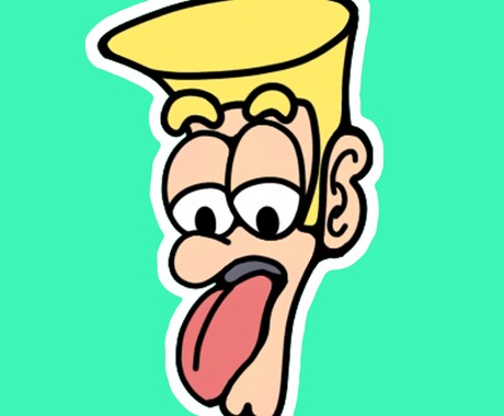太線でシンプルなイラストを描きます シンプルでインパクトがあるのに馴染みやすいイラストを描きます イメージ2