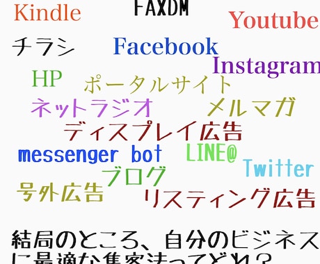 集客に関するアドバイスをします 経営者・個人事業主向け、自分の商品がある人へ イメージ1