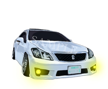愛車のイラスト描きます 愛車や好きな車イラストにします イメージ1