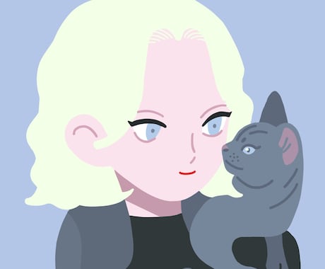 フラットでかわいいイラスト描きます あなたのために素敵なイラストお描きします！ イメージ1