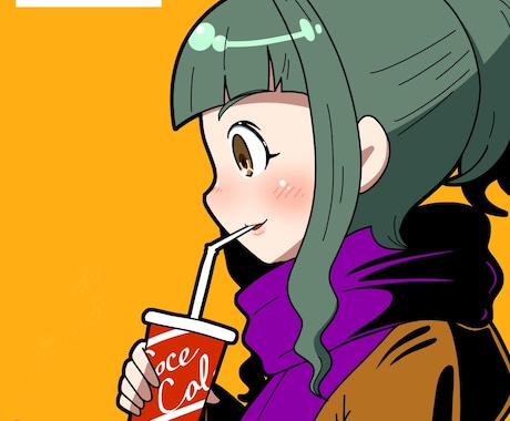 人目につきやすいポップなイラストを提供いたします イメージ1