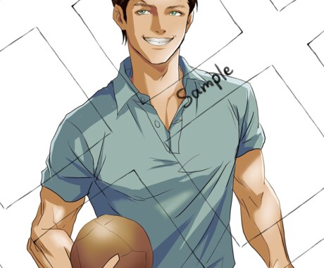 アニメ風の似顔絵描きます 商用OK☆SNS等で自由に使用できる似顔絵イラスト描きます イメージ2