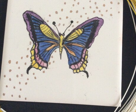 新年に向け正月飾りを作ります 正月飾り③蝶蝶が羽を広げ新しい年を迎えようとしています イメージ2