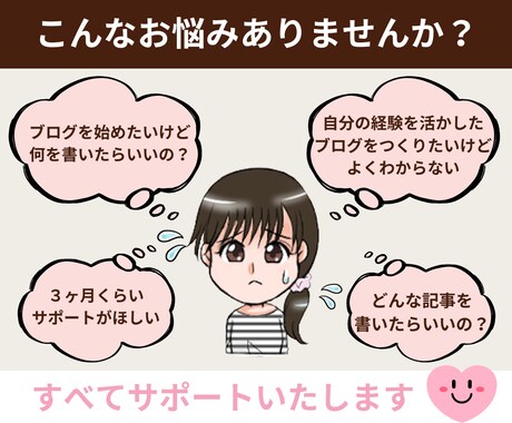 超初心者向け！あなたの強みを活かしたブログ作ります 【３ヶ月サポート＋強み発見ヒアリング】で失敗しないブログ作り イメージ2