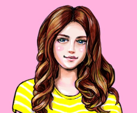 似顔絵イラスト　アイコン描きます 親しみやすい似顔絵イラストアイコンをお描きいたします イメージ2