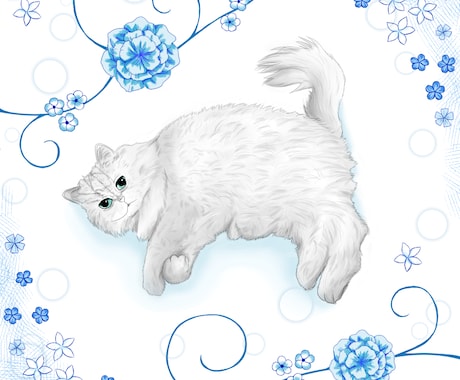 猫ちゃんのイラスト描きます アイコンや待ち受け画面にどうぞ！ イメージ1