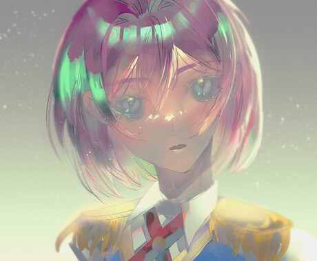動画サムネにも！一枚絵お描きします お好きな世界観の一枚絵お描きします！【絵柄②厚塗り】 イメージ1