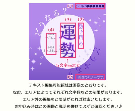 インスタ向き／占い・開運系画像を販売しています レイアウト固定でテキストや色味等を調整して納品します！ イメージ2