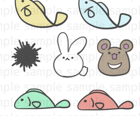 非常にゆるい生き物描きます ゆるもちとした雰囲気の生き物を描きます イメージ1
