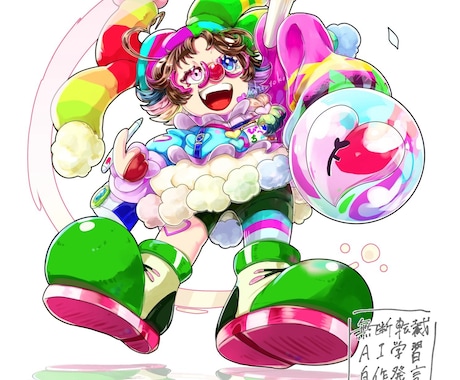 インパクトポップ！なキャラクター立ち絵作ります デザイン料込！Live2Dパーツ分けイラスト制作可！✨ イメージ2