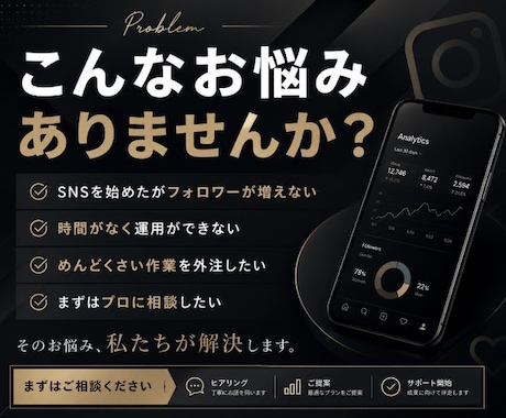 丸投げOK!!Instagram運用代行致します あなたの運用を30日間お任せ下さい！ イメージ2
