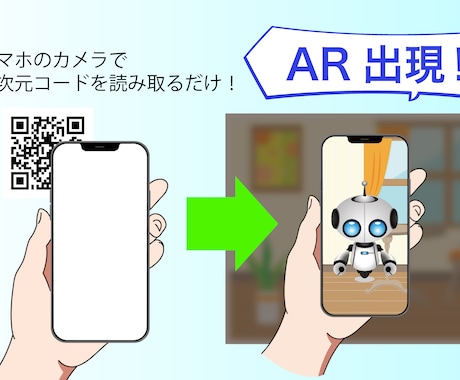 アプリ不要！拡張現実WebARを1ヶ月〜提供します イベントに最適！3D制作×WebARを低コスト・短期間で実現 イメージ2