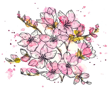 誕生花やお好きなお花の絵を描きます あなたに、大切な誰かに、世界に