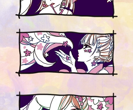女の子のイラスト描きます アイコン用に使ったり待ち受け画面として使いたい方へ イメージ2