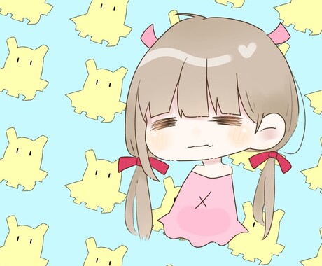 ゆるい・かわいいアイコン用のイラストを制作します SNSのアイコンなどにどうぞ！ イメージ2