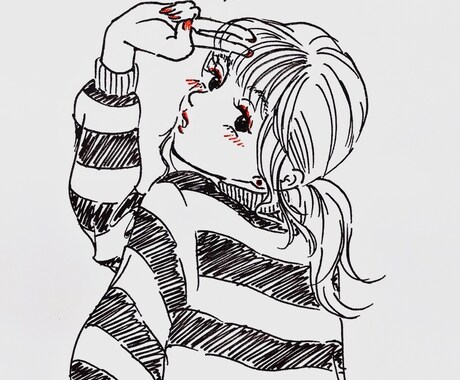 アイコン作成！ポップなイラスト描きます 線画で可愛いポップイラストです！ イメージ1