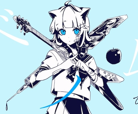 歌ってみたイラスト描きます オリジナルキャラ歌みたイラスト制作 イメージ2