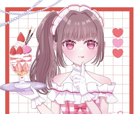 ふんわり可愛いアイコン描きます X・インスタなどご希望の用途で使用できます！ イメージ2