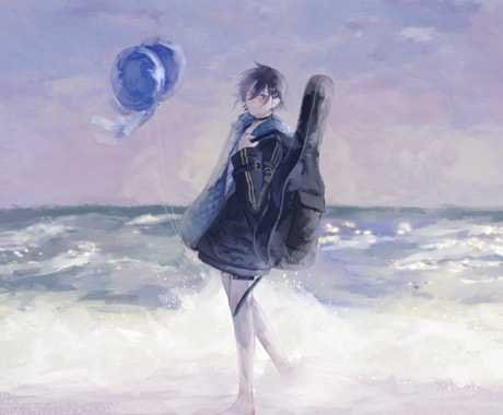 儚く綺麗なイラスト描きます 歌ってみた、サムネなどなど気軽にご相談ください！！ イメージ1