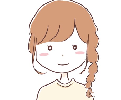 やさしく親しみやすいブログアイコン描きます 相手に受け入られやすい！あたたかいカラーとゆるさ イメージ2