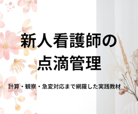 あんちょこみたいな点滴管理スライド資料あります 計算・観察・急変対応まで網羅した実践教材スライド37ページ イメージ2