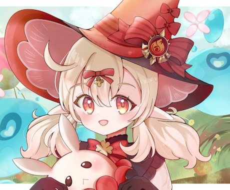 あなたの推し描きます 推しへの愛をイラストに！心を込めてかわいく描きます♪ イメージ1