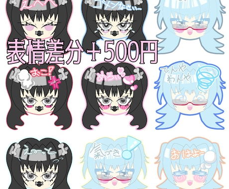 魅力満点！ひと目でわかるアイコン作ります お顔のみのドアップのアイコンを作ります！ イメージ2