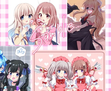 アイコン制作・サムネ制作承ります 最短1日納品！かわいい絵柄のイラストをお届けします！ イメージ1