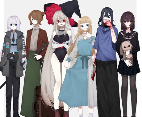 TRPGやIRIAMに使える立ち絵描きます あなただけのオリジナルの立ち絵を イメージ2