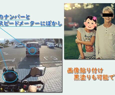 その面倒な「モザイク処理」私がします まずはお試し‼お手頃価格でお客様の動画編集をお手伝い イメージ2