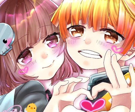 可愛いアイコン、ヘッダー描きます あなたの日常に可愛さを(  ´ω`  )✿ イメージ2
