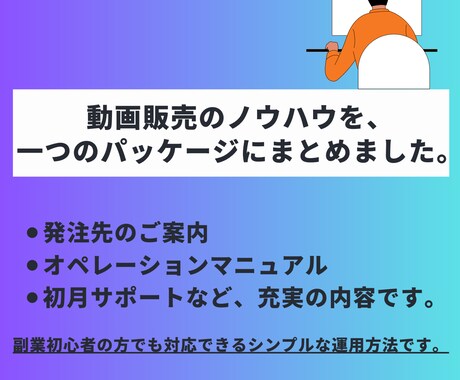 動画販売ビジネスのノウハウをすべて教えます 【マニュアル&サポートあり】【本気の副業】【YouTube】 イメージ2