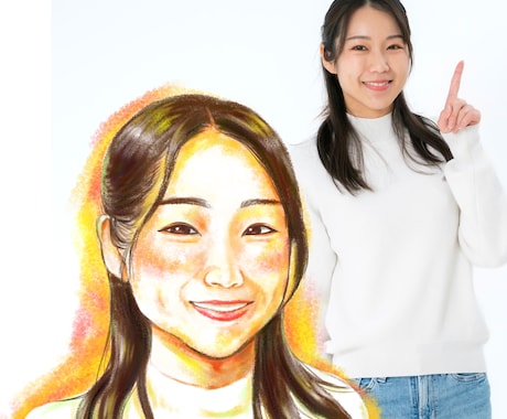 あったかい色調の似顔絵を描きます イメージ1