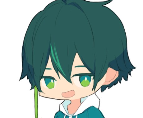かわいいデフォルメミニキャライラスト制作します ミニチュア背景や表情差分など用途に合わせて提案します イメージ2