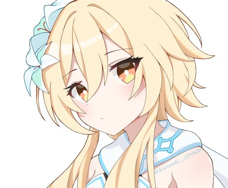 可愛い女の子のイラスト描きます SNSのアイコン・ヘッダー用などに‼︎ イメージ1