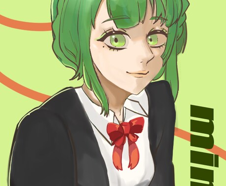 SNSで使えるアイコンイラストを描きます 厚塗り風の女の子イラストが好きな方へ イメージ2