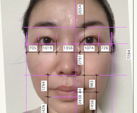 パーツ配置を15箇所測定し似合う美眉をご提案します あなたに似合う美眉は数値で判る！黄金比美眉メソッド イメージ2
