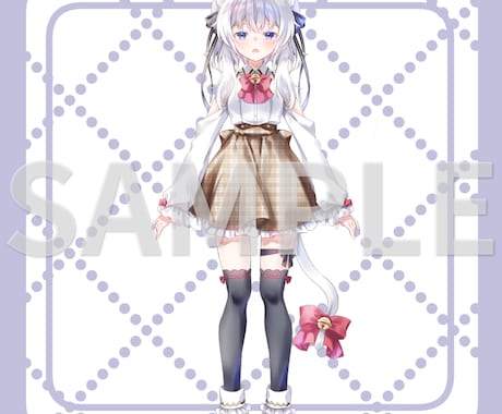 表情パーツ分け済ネコミミ少女立ち絵を販売しますます パーツを組み合わせて自由に表情差分を作れます イメージ2
