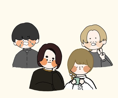 最短1日❁⃘ほんわかゆるっとイラスト描きます SNSアイコンなどゆるっとあたたかいイラスト描きます❁⃘ イメージ2