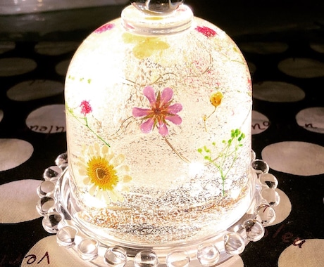 ジェルフラワーライト作ります ジェルに反射したライトの光に癒されます！ イメージ2