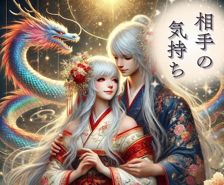 相手の気持ち・龍神と共に優しくをお伝えします ✨見えない不安を癒し、二人の縁を強めるヒントを授けます♡ イメージ1