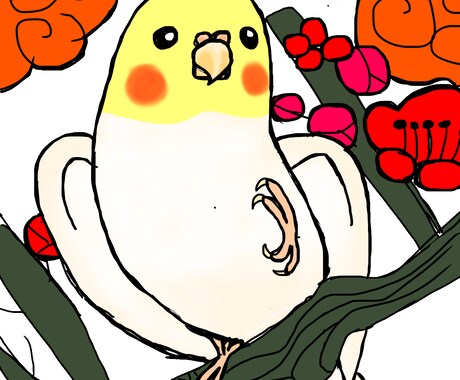 花札っぽいイラスト描きます SNSアイコンや配信サムネに使える花札っぽいイラスト描きます イメージ1