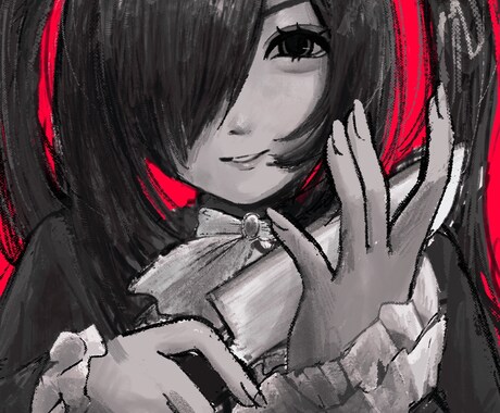 ダークでかわいい厚塗りイラストを描きます 幅広い絵柄で様々な可愛いに対応♪ イメージ1